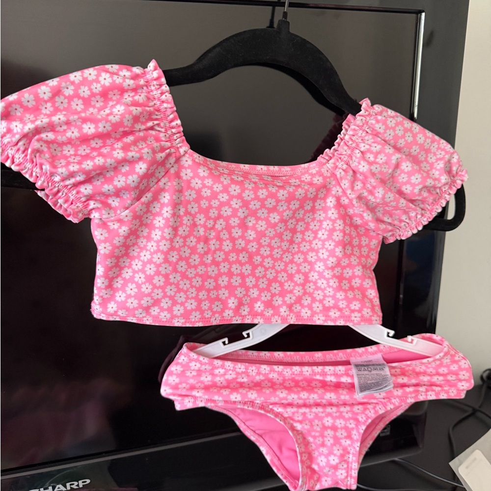 Gap Pink Floral Bikini Set